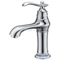 Chrome Single Hole Basin Faucet With Ceramic Ring